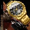 New TOP Brand Luxury Men's Watch with Box Luminous Gift Men's Quartz Watches