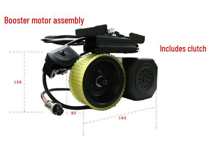 Электрический комплект для модификации горного велосипеда Bai Zi Fu с мотором, сцеплением и контроллером