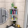 Quarter Circle Home Floating Shelves PVC Wall Corner Storage Rack Floating Corner Shelf  Kitchen