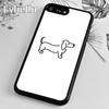Мультяшный Такса Сосисочная Собака Чехол для Телефона Для iPhone 17 Air 13 12 Чехол Для Apple 14 15 16 Pro Max Plus плюс