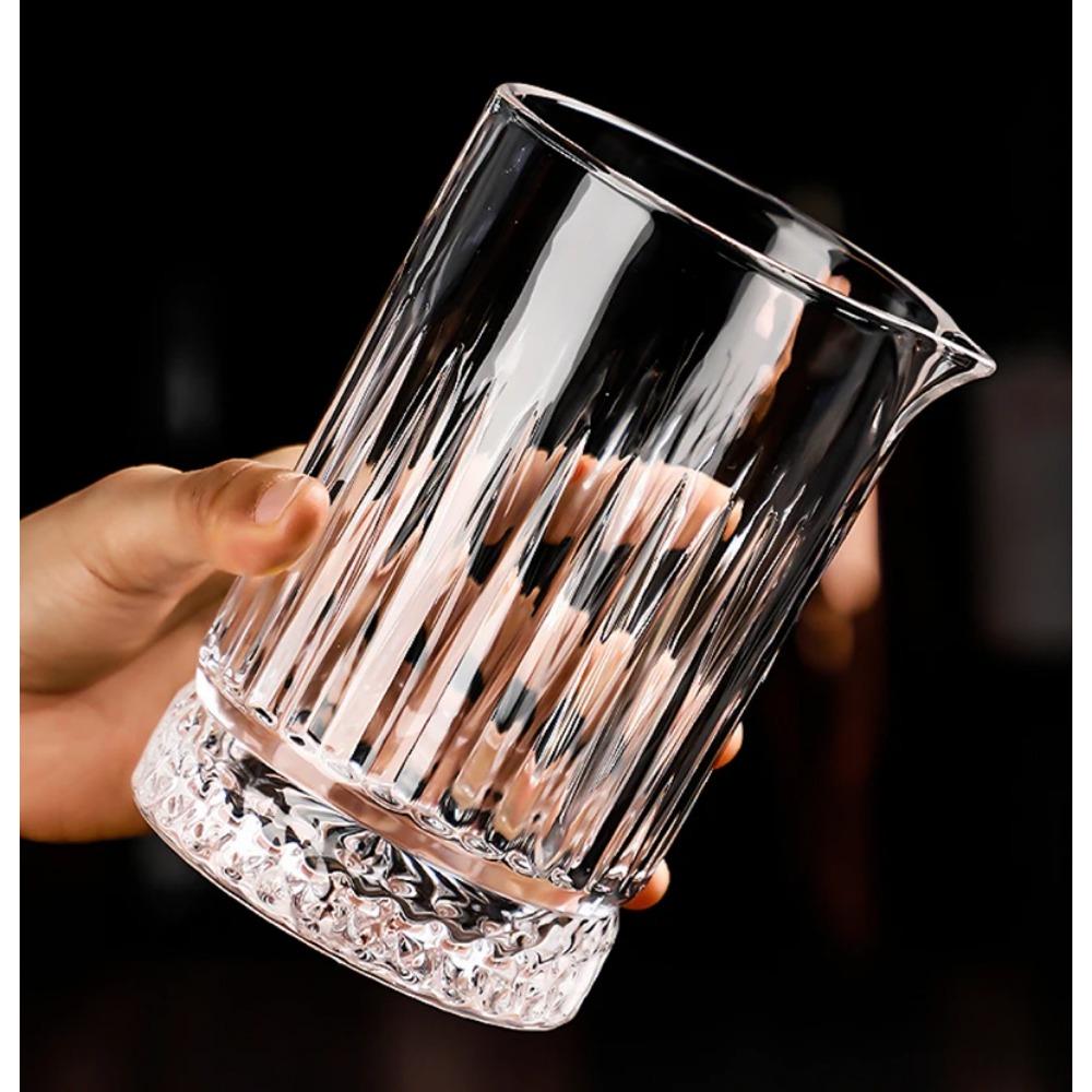 Стакан для смешивания коктейлей, барменский стакан, стакан для размешивания коктейлей с толстым утяжеленным дном, профессиональный барный стакан, стакан для смешивания