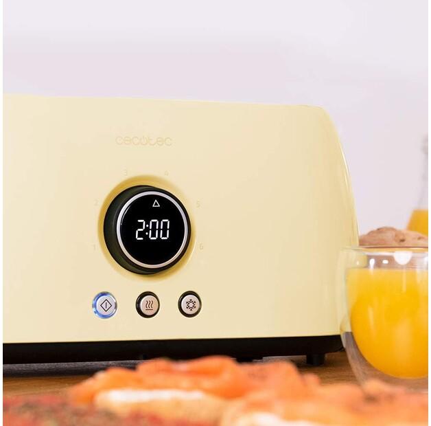 Toaster Cecotec 03110 ClassicToast 15000 Yellow