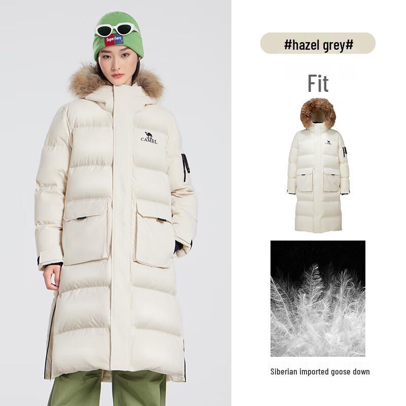 Camel Унисекс пуховик с капюшоном M34CR07653