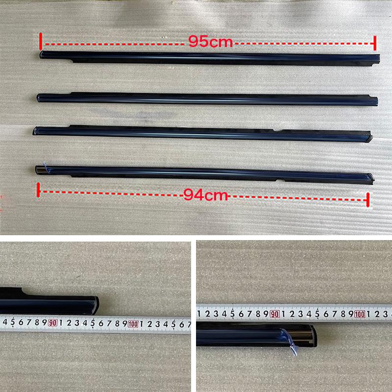 4Pcs Car Window Rubber Trim For Mitsubishi Lancer 2.0L 2.4L 2008-2017 Weatherstrip Seal Door Moulding Trim 5727A005 5727A006