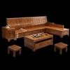 Miling Camphor Wood New Chinese Style Solid Wood Sofa Set