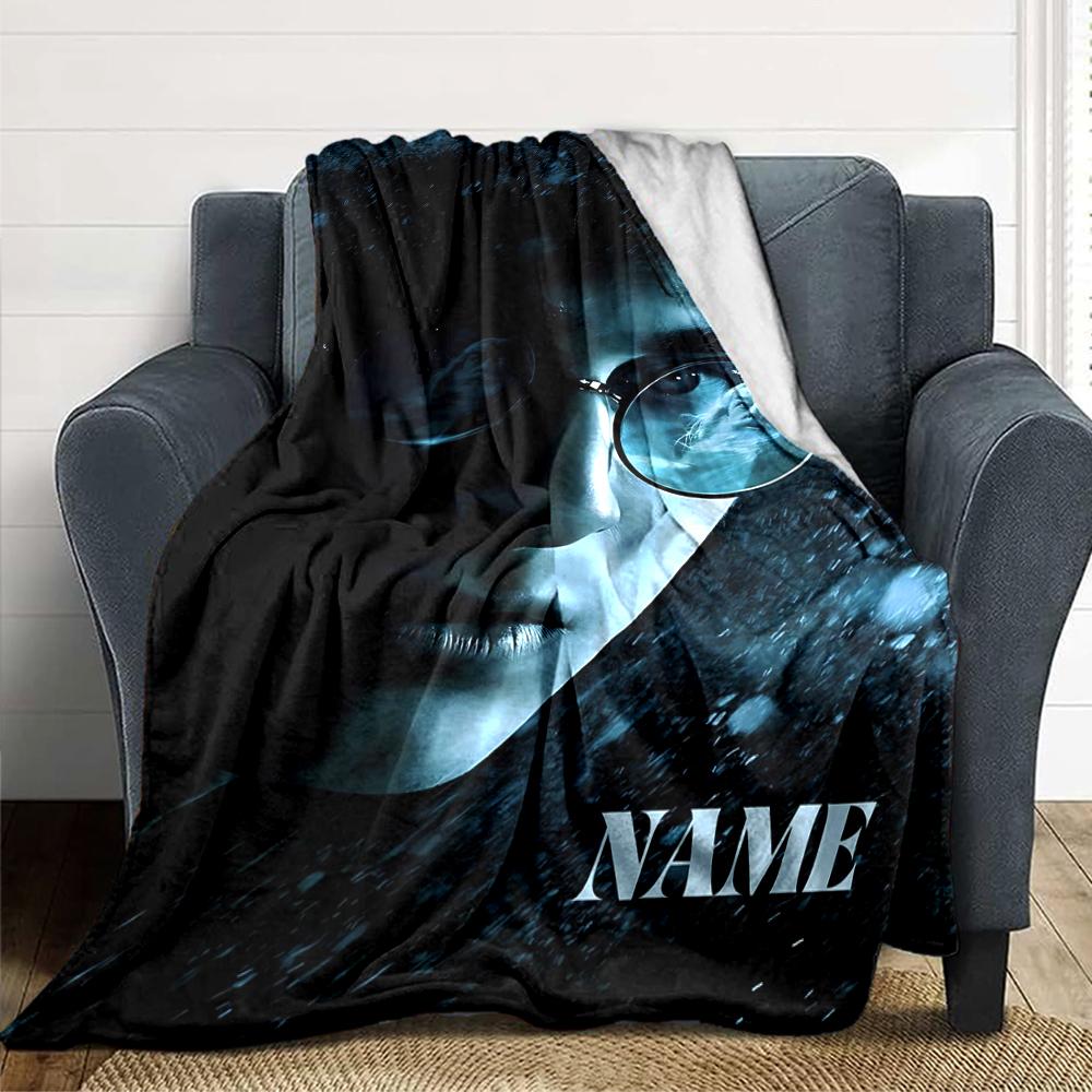 Custom Name "Harry Potter Magical Journey" blanket for Couch & Bed, Plush Cozy Fuzzy Blanket Super Soft & Warm Blankets for Fall and Winter. 0908102