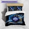 Borussia Dortmund Pattern Printed 3PCS Bedding Set Soft Skin-Friendly Washable Duvet Cover & Pillowcases Set All Season Bedroom