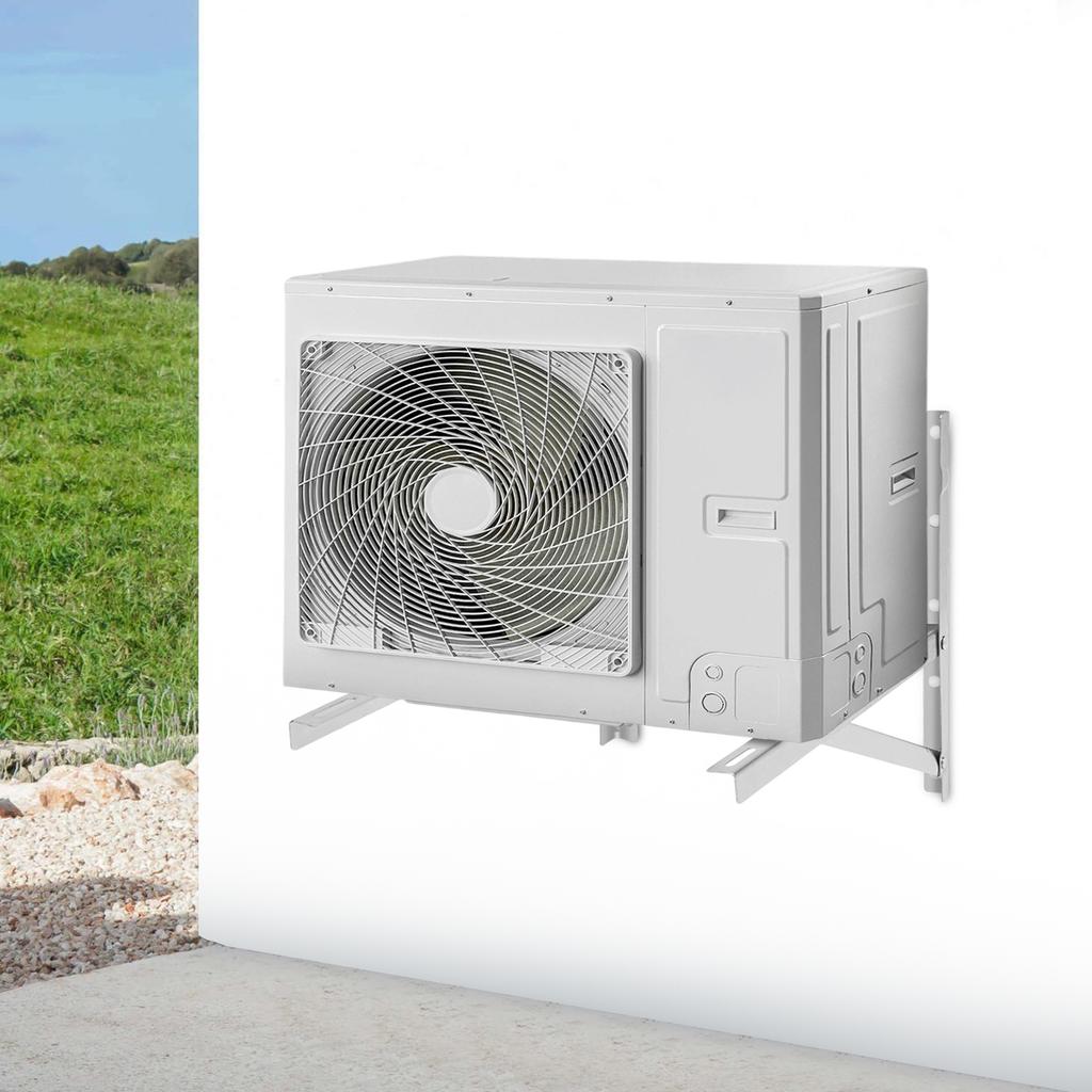 Настенный кронштейн для кондиционера, 2×Утолщенная стойка для кондиционера 1-1,5 л.с., нагрузка 440 фунтов