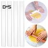 2Pcs Anti-deform Dough Rolling Strip Food Grade Durable Measuring Dough Balance Thickness Ruler