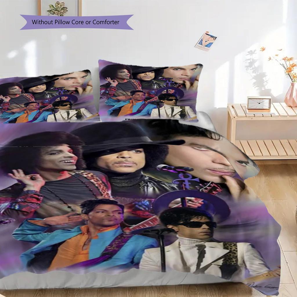 Prince Purple Rain Musical Legacy Bedding 1 Duvet Cover 2 Pillowcase Without Core Christmas Birthday Gift Bedding Set Soft And Comfortable