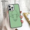 Чехол для телефона с быком Тельца Для iPhone 17 Air 16 16e 15 plus 11 12 13 14 pro max корпус coque