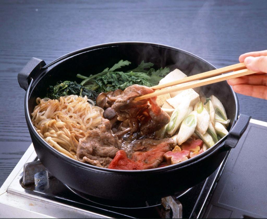 Ikenaga Iron Works Жизнь с железом Кастрюля для сукияки Kizuna 24 см Совместима с индукционными плитами Подарочная упаковка доступна