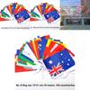 Многокультурная вечеринка Подвесной декор 50-100 шт. Флаги разных стран в ассортименте