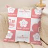 Cool MMary QQuant Cushion Cover Short plush Doublesided Print Square Throw Pillow Covers Sofa Home Cushion Decor