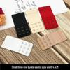 Compact 3-Row Bra Extender: 1.3CM Buckle, 4.5CM Wide