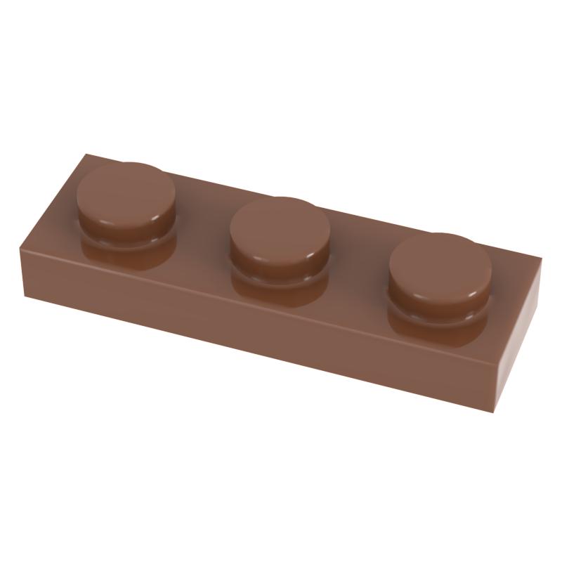 [Funbrick]50&100&200 ШТ. Пластина 1x3 3623 Совместимо с Известным Брендом Строительные Блоки Классические Строительные Блоки Игрушки MOC DIY