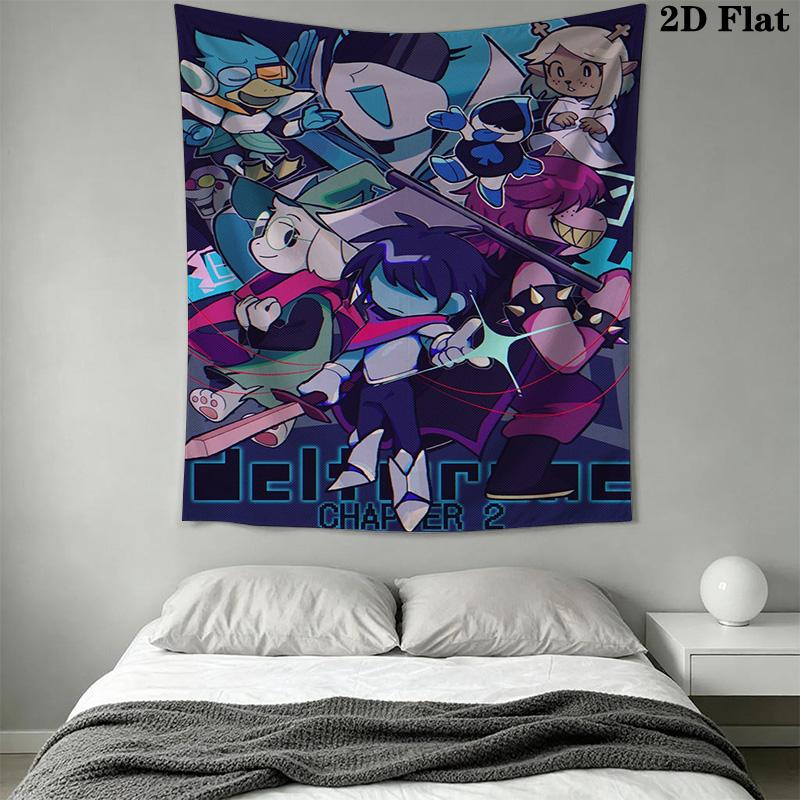 Гобелен с узором Deltarune для домашнего декора, Настенное панно, Декоративная ткань для стены RV. MGT0918041