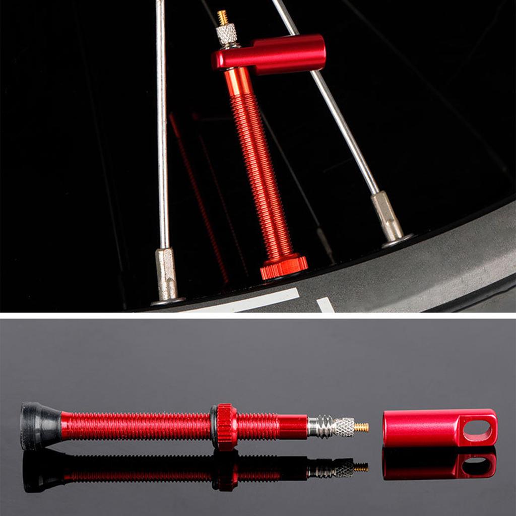 2-In-1 Tire Presta Valve Cap Wheel Valve Dust Covers Protector Valve Core Removal Tool Biking Portable Dustproof Cycling Part