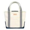 Iwafune Canvas Tote Bag Canvas Bag Small Domestic Canvas Made In Japan Ship and Rock Basic Tote X Navy Women's (Gray Blue)