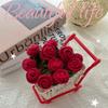 DIY Flower Coasters Mini Rose Bouquet Placemat New Crochet Flower Pot  Mother's Day Gift