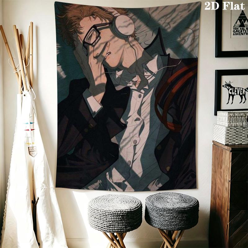 Haikyu!! Wall Tapestry Aesthetic Wall Hanging Printed Fabric Blanket Decorative Tapestries for Bedroom Living Room Home Decor
