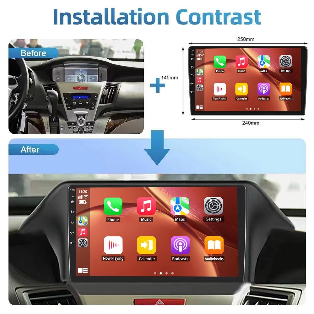 Android Auto Radio For Honda Odyssey 4 RB3 RB4 2008-2014 Car Video Multimedia Player Navigation IPS Wifi Screen 2Din DV