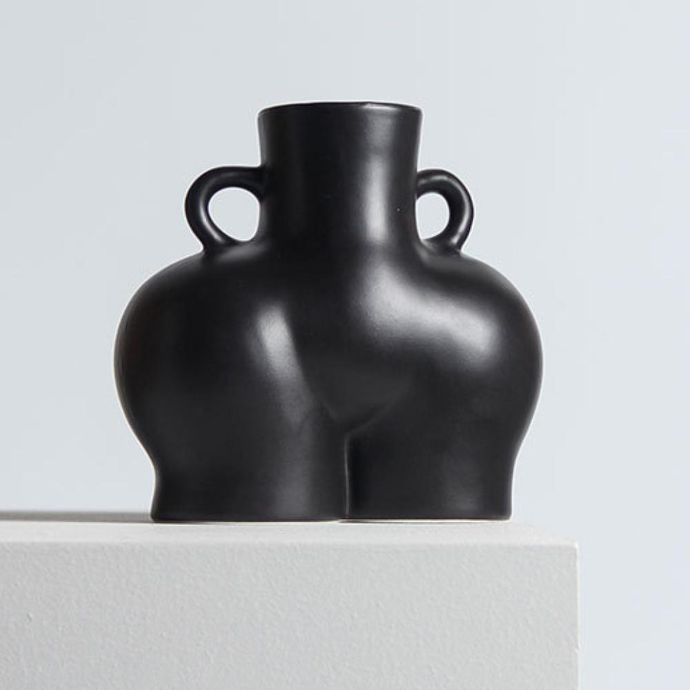 Женская ваза с обнаженным дном, женское обнаженное тело, цветочный горшок, керамический декор