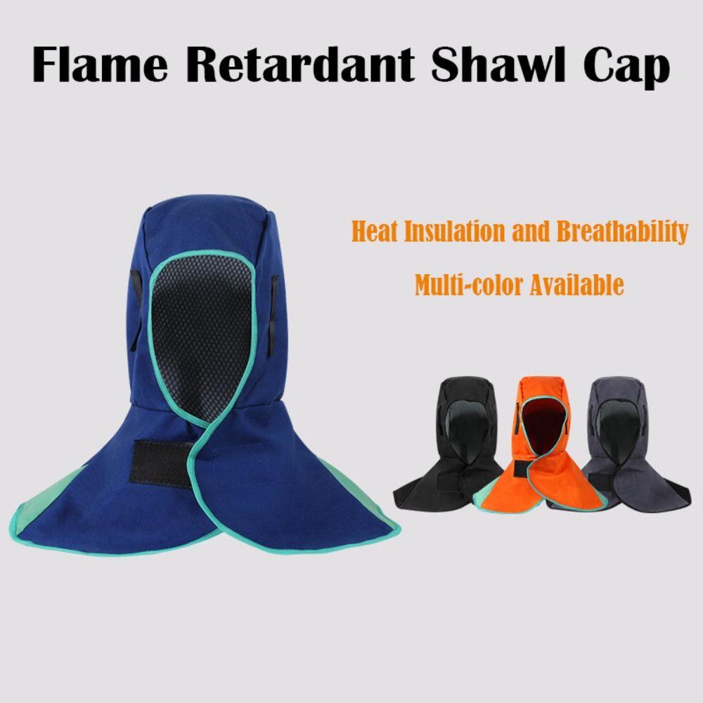 Breathable Full Protective Welding Helmet Washable Welding Hood Portable Flame Retardant Cap  Men
