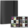 BOLSO Instax Album Case Polaroid Storage Large Capacity Stylish Slim File Instax Book 360 (Black Sheets)