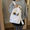 Polka Dot Puppy Backpack 2025 New Korean Version of Fashionable and Cute Girls' Printed Versatile Large-capacity Student Schoolbag