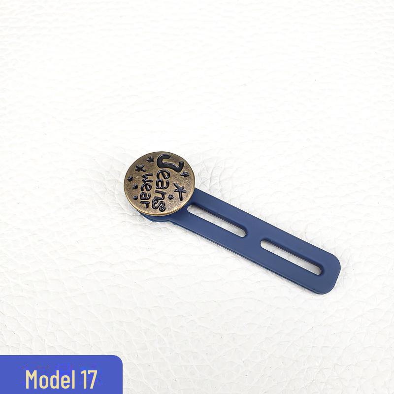 Регулируемая пуговица для расширения талии без гвоздя для мужских и женских джинсов