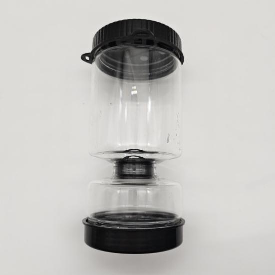 Стеклянная банка для солений с ситечком, герметичный контейнер для солений в форме песочных часов для корнишонов, халапеньо, сухое и влажное разделение, банка для солений без бисфенола А, переворачивающаяся