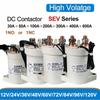 SEV30A 100A 200A 300A 400A 600A 12V 72V 1НО/1НЗ Высоковольтный контактор постоянного тока Оборудование бесперебойного питания Зарядная станция