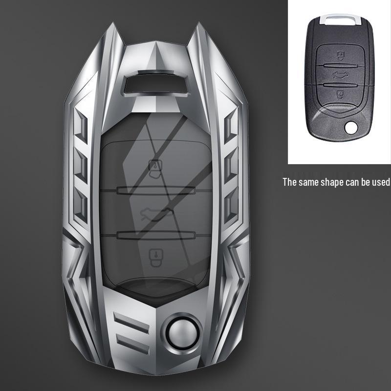 Защитный чехол для ключа автомобиля Wuling Hongguang MINIEV из сплава с полной защитой