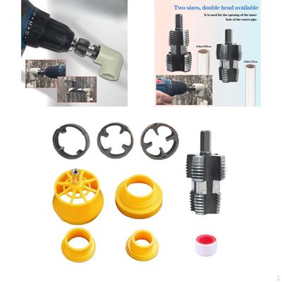 Инструмент для нарезки резьбы ПВХ для электродрели 1/2 дюйма 3/4 дюйма 1 дюйм Простой в эксплуатации ручной трубопроводный метчик плашка