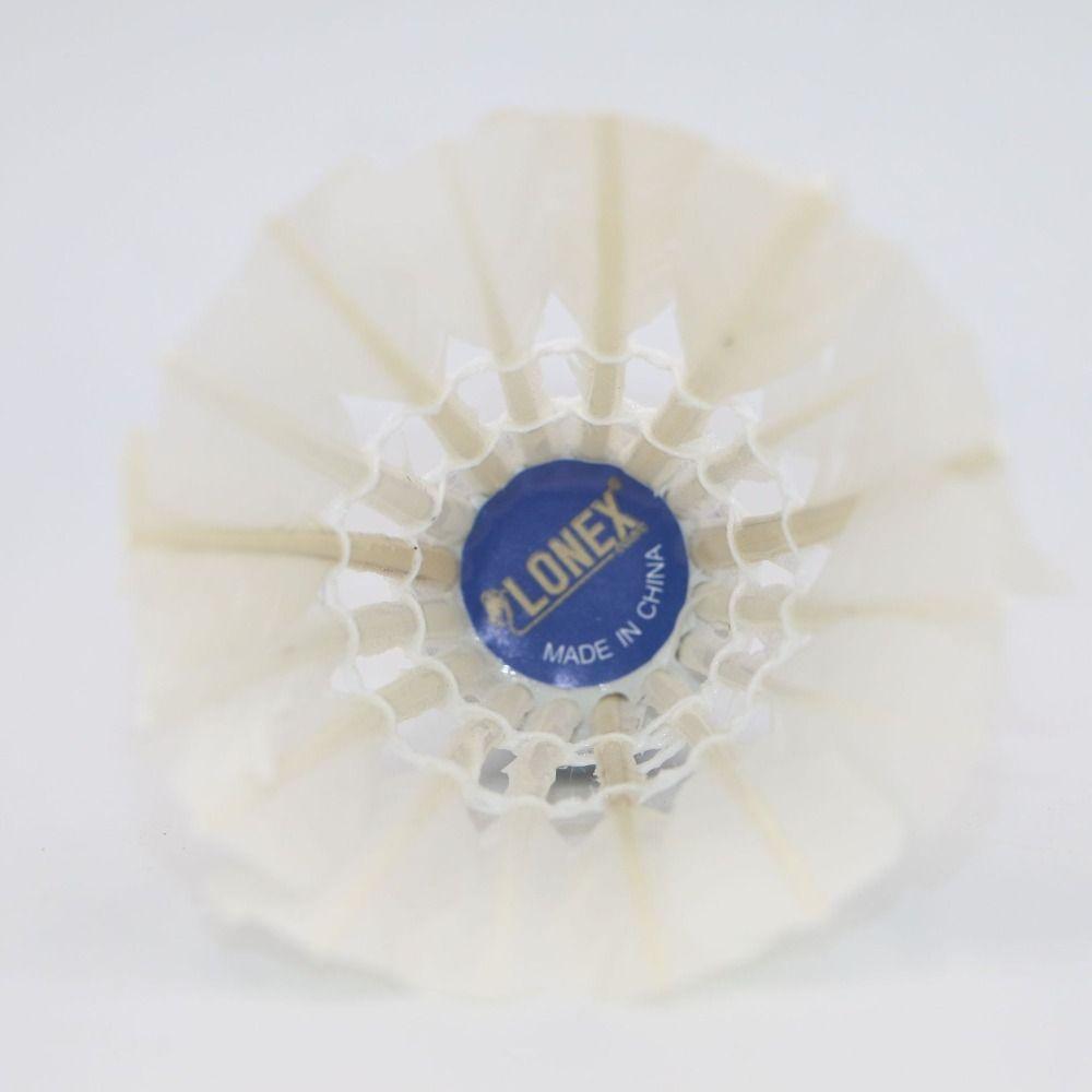 12 шт./лот тренировочный мяч для бадминтона, волан с утиным пером, тренировочный мяч для начинающих