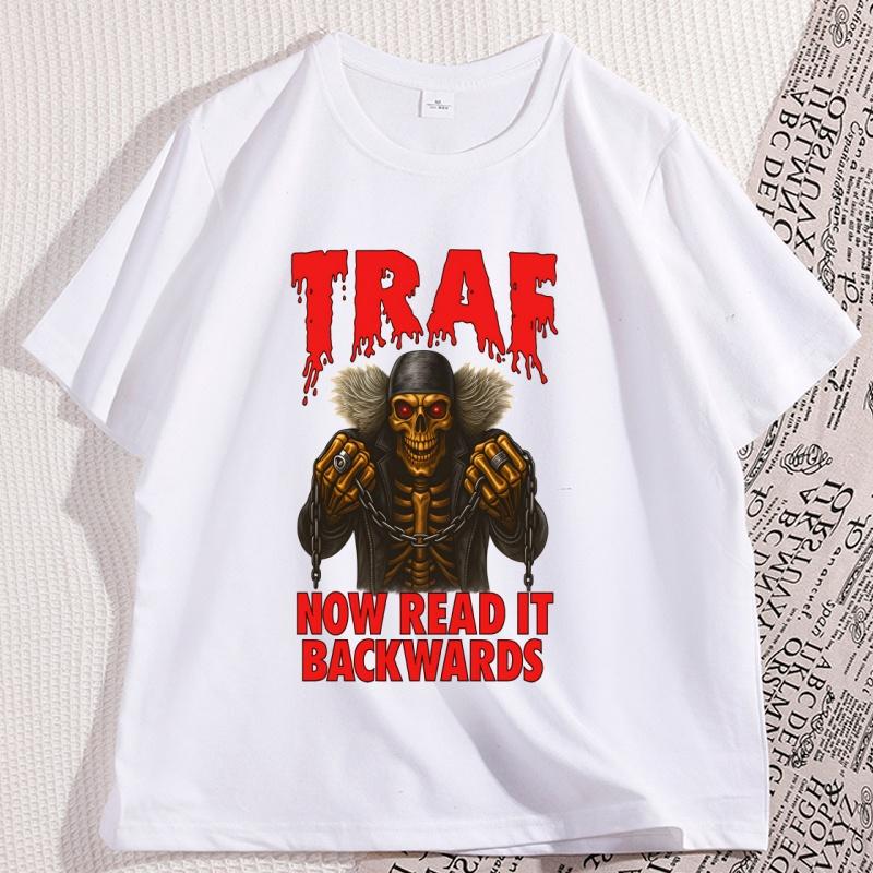 Funny Backwards Humor T Shirt Casual Round Neck Cotton Short Sleeve Joke TShirt Loose Streetwear Comfortable High Quality Tops