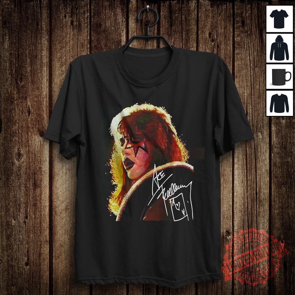 Vintage Ace Frehley Band Cotton Black All Size Shirt JU430