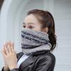 Autumn Winter New Women Printing Knit Neck Cover Warm Ring Scarf Female Fashion Fleecing Neckerchief Spring Wind Protection Men