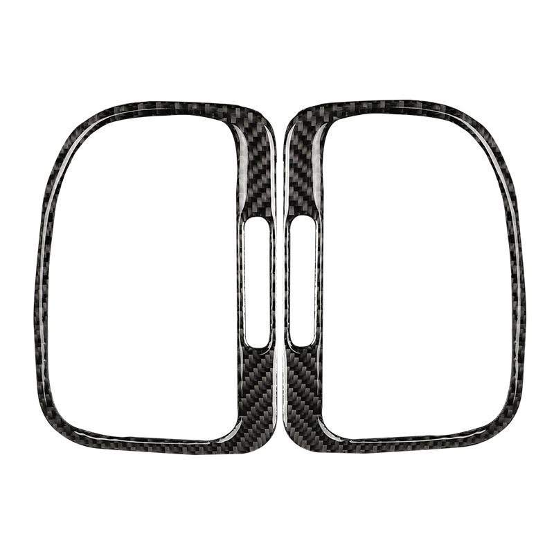 Для Volkswagen Golf 6 Gti R MK6 2008-2012 Автомобильная приборная панель из углеродного волокна, левая и правая, вентиляционные отверстия, декоративные наклейки, аксессуары