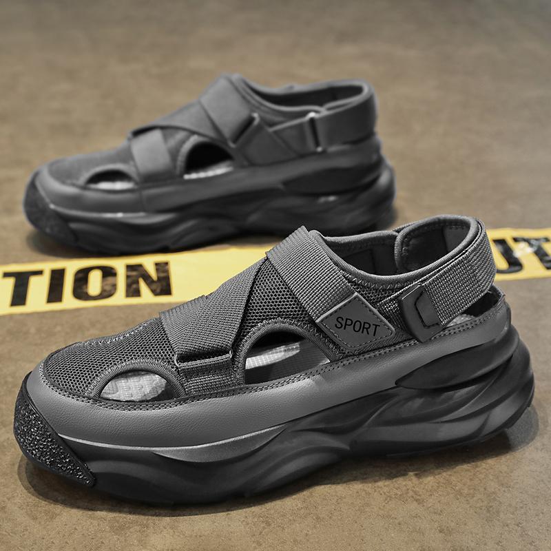 Men Sandals Outdoor Shoes Comfortable Beach Summer 39-44 Sports Sandals Walking Sandals Breathable Mesh Shoes Fashion Sandals Shoes for Men