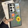 Мультяшная утка с цветами Чехол для Samsung Galaxy S25 Note 20 Ultra S21 S20 Plus S23 S23 Ultra S25Edge S22 S24 FE Чехол для телефона