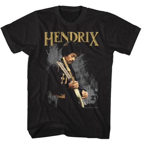 Jimi Hendrix Black Adult TShirt Unisex T-Shirt