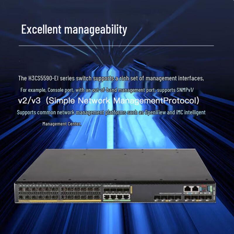 H3C S5590-28S8XC-EI Enterprise Switch