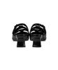 Treemingbird Eyelet Buckle Mules [ Black ]
