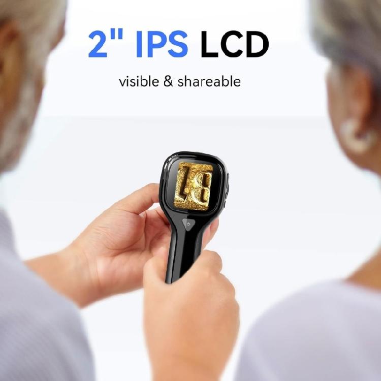 Lightweight Digital Magnifiers 2inch Display Handheld Microscope Miniature Inspection Scope for Gemstones Coin Devotee