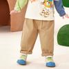 Весна и осень Новые детские свободные универсальные повседневные тканые брюки