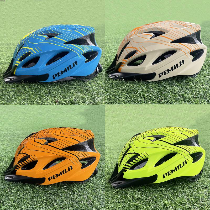 PEMILA 2024 New Ultralight Cycling Helmet Cycling Safety Cap MTB Bicycle Helmet For Women Men Racing Equipment Bike Helmet Visor