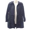 MONCLER  D10934910105_54543 Mod coat Navy polyester Women