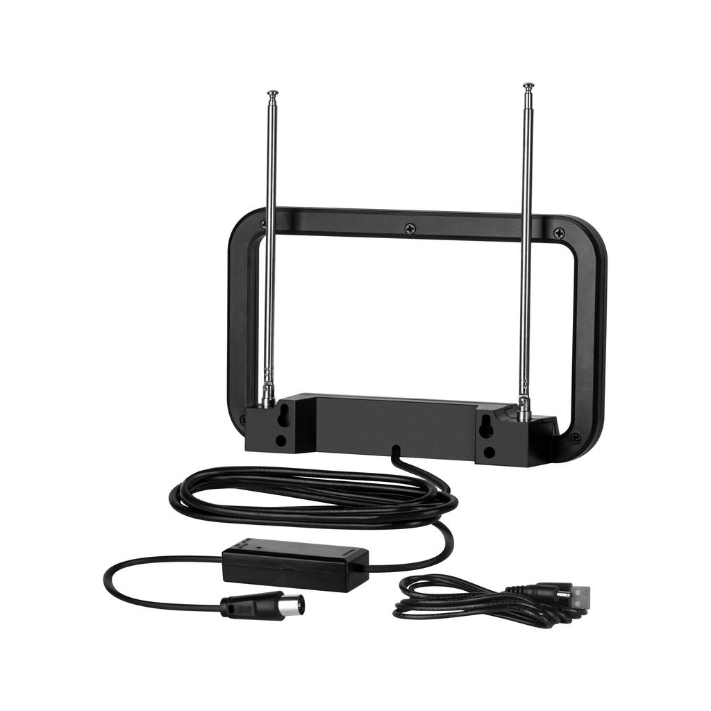 Cabletech DVB-T2 ТВ DAB+ FM комнатная антенна LTE фильтр комнатная активная